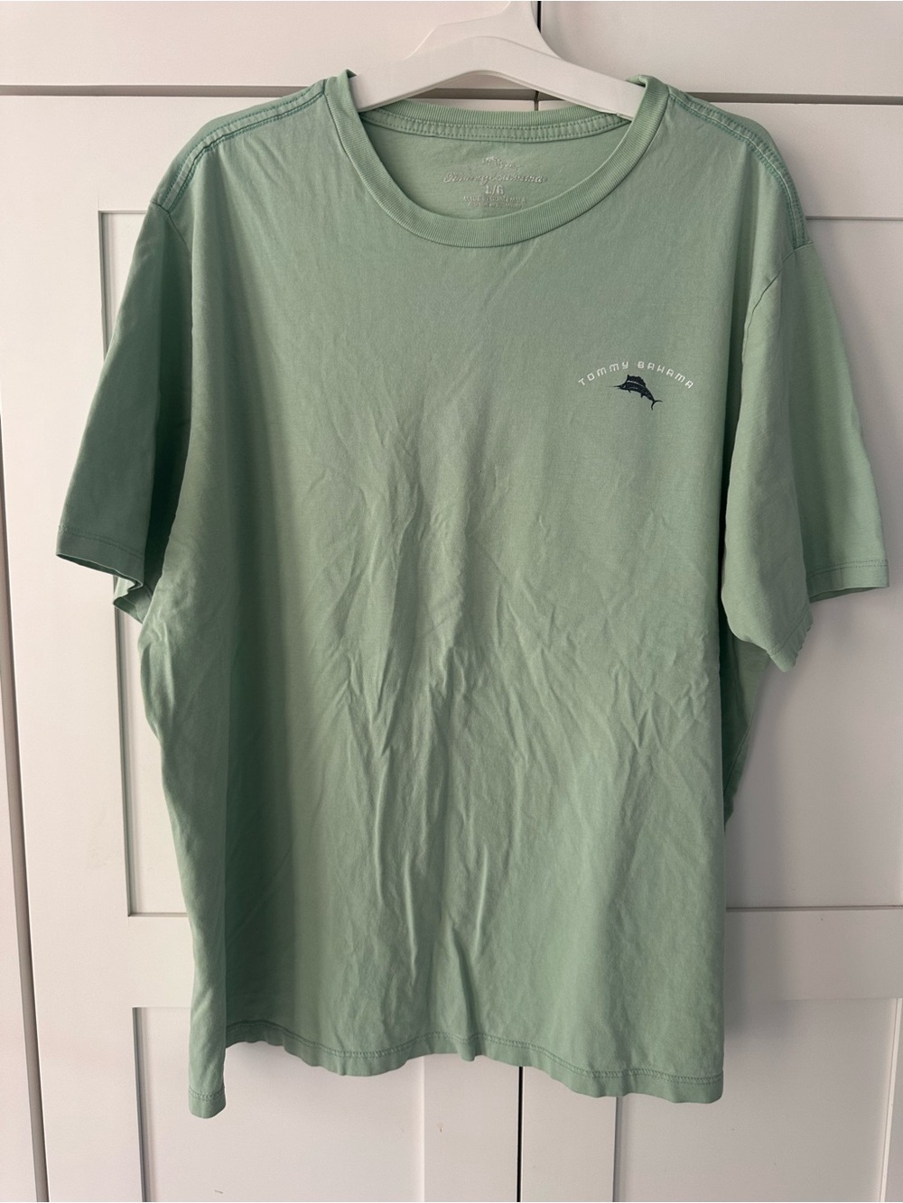 Tommy Bahama Short-Sleeve Crew Tee in Sage Green L